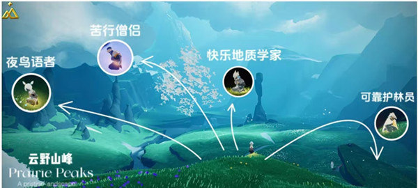 光遇夜鸟语者精准位置在哪？附完整探索路线攻略